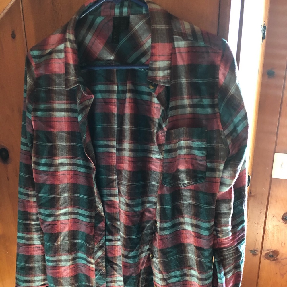 Plaid button up